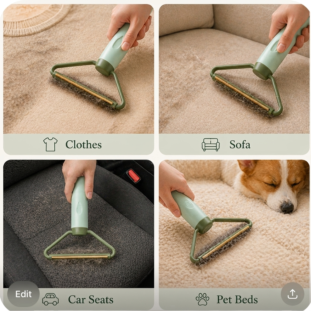 Portable Lint Brush — Remove Pet Hair